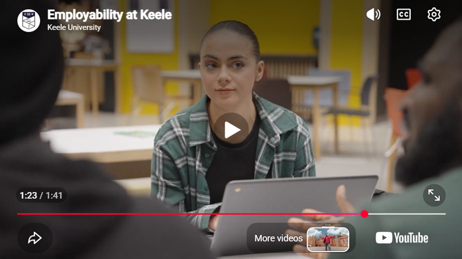 Play Video - Employability at Keele