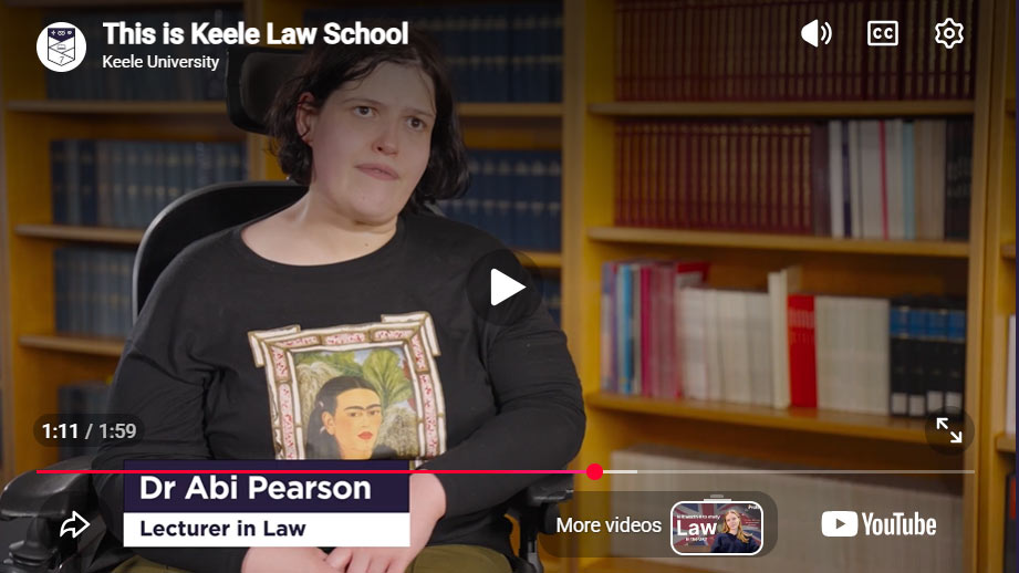 Play Video - This is Keele Law School