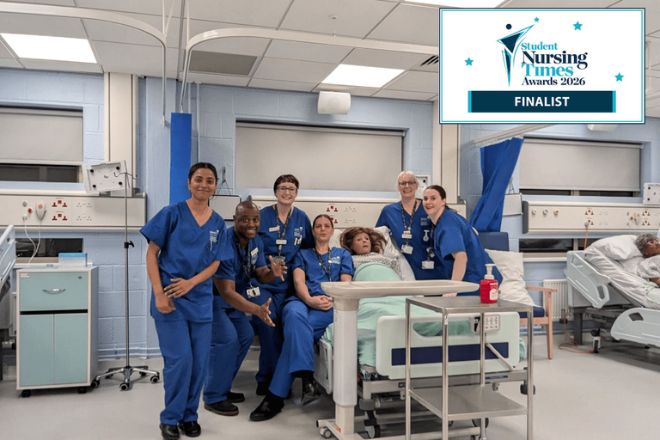 The nursing team at Keele University
