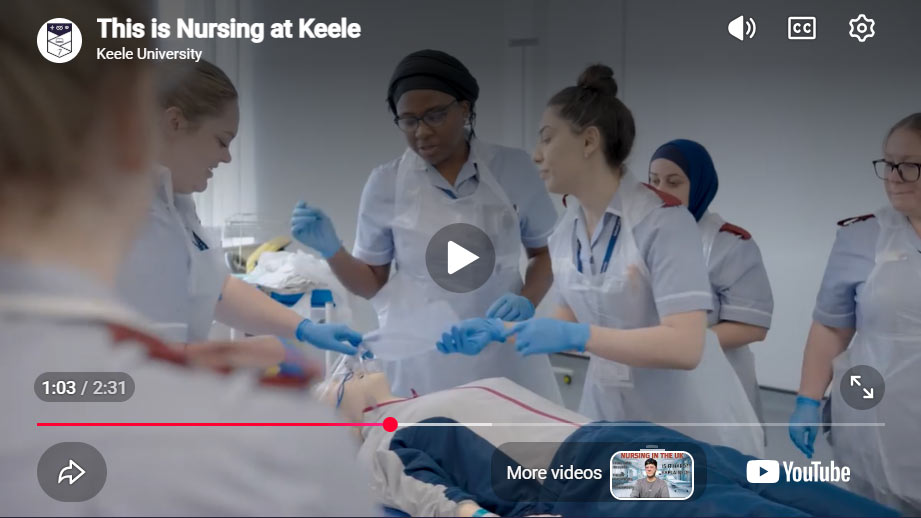 Play Video - This is Nursing at Keele