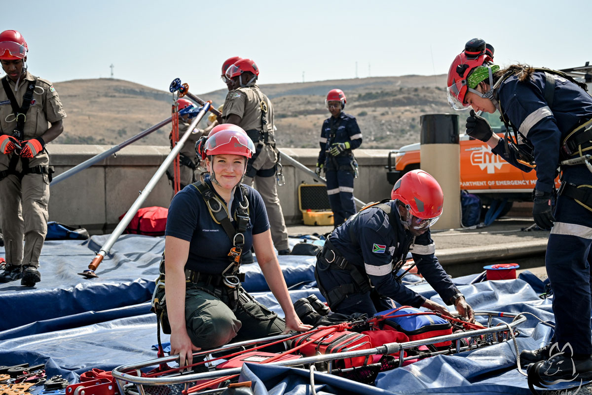 Keele paramedic students join prestigious international training exercise in South Africa