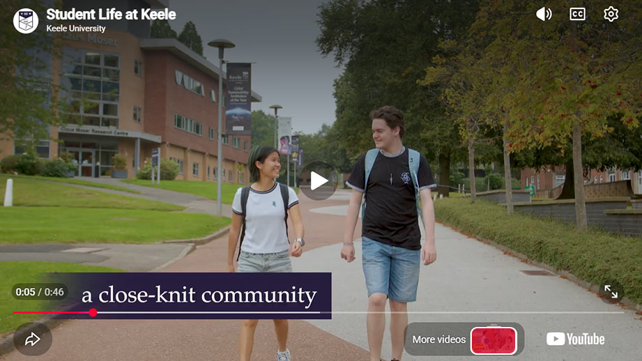 Play Video -  Student Life at Keele